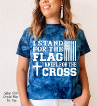 Load image into Gallery viewer, SHIPS 4/3 Screen Print Transfer | Stand For The Flag Kneel For The Cross (325 Hot Peel)
