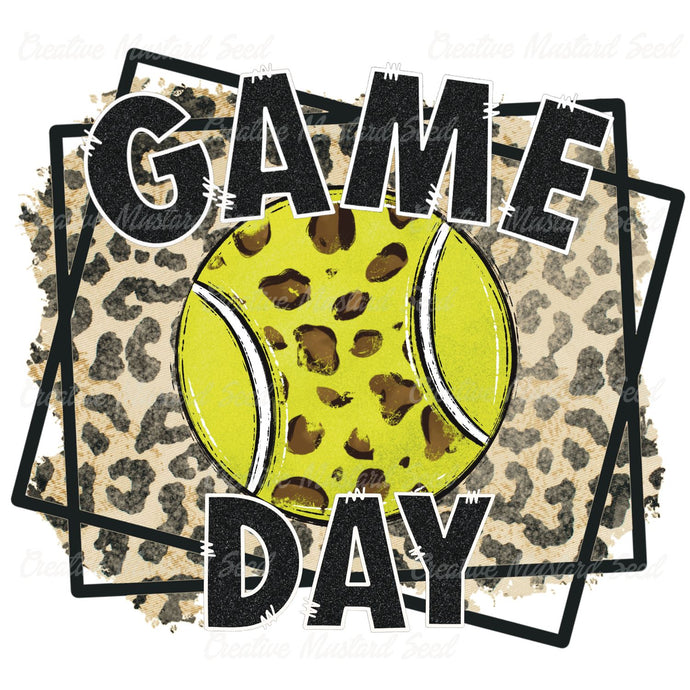 Leopard Game Day Leopard Tennis | Digital Download
