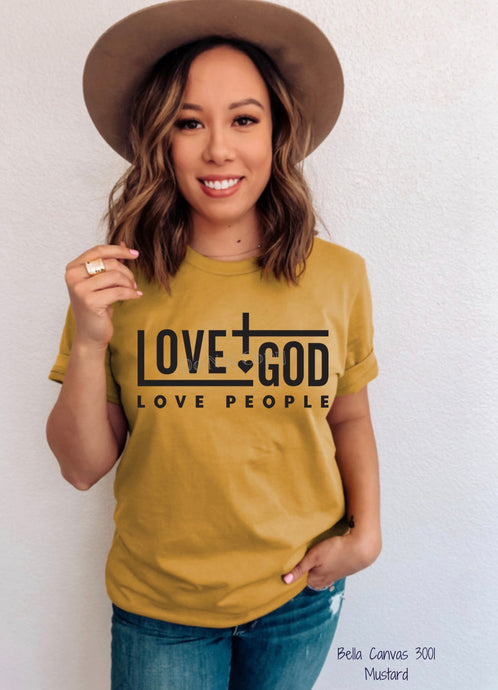 PO SHIPS 1/19 Screen Print Transfer | Love God Love People