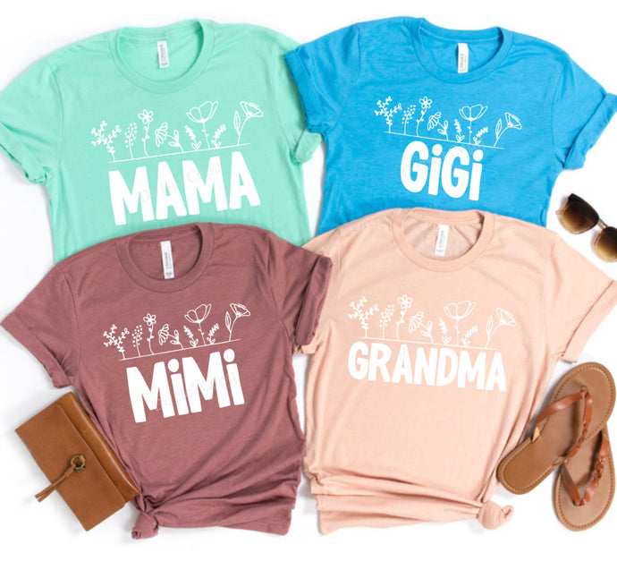 PO SHIPS 4/6 Screen Print Transfer | Mama Grandma Gigi Mimi