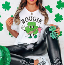 Load image into Gallery viewer, Bougie Shamrock St. Patrick&#39;s Day DTF Transfer (300 HOT PEEL) | Ships 3-7 Business Days
