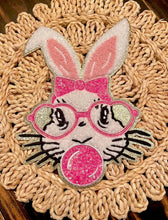 Load image into Gallery viewer, RTS Bunny Bubble Sequin 8.25x11&quot; Easter Chenille Iron On Patch
