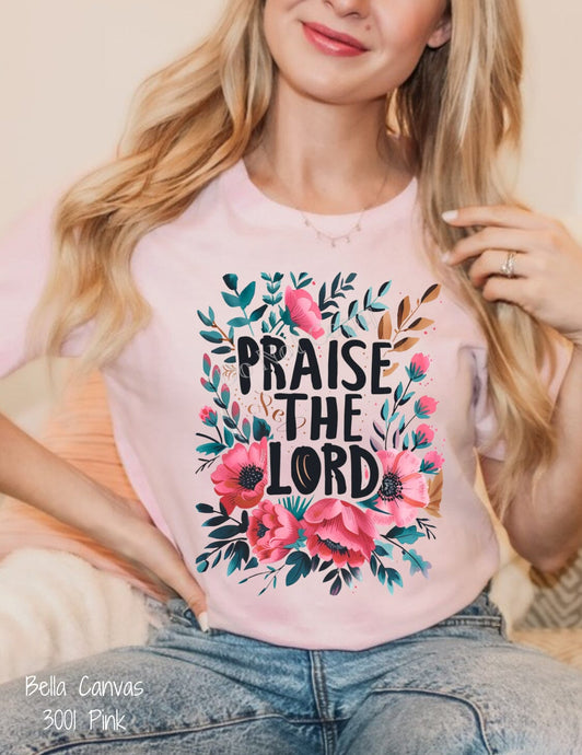 RTS Clear Film Screen Print Transfer | Praise The Lord (325 HOT Peel)