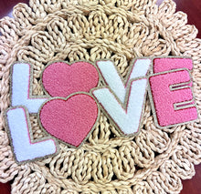 Load image into Gallery viewer, RTS Love 11&quot; Chenille Iron On Patch
