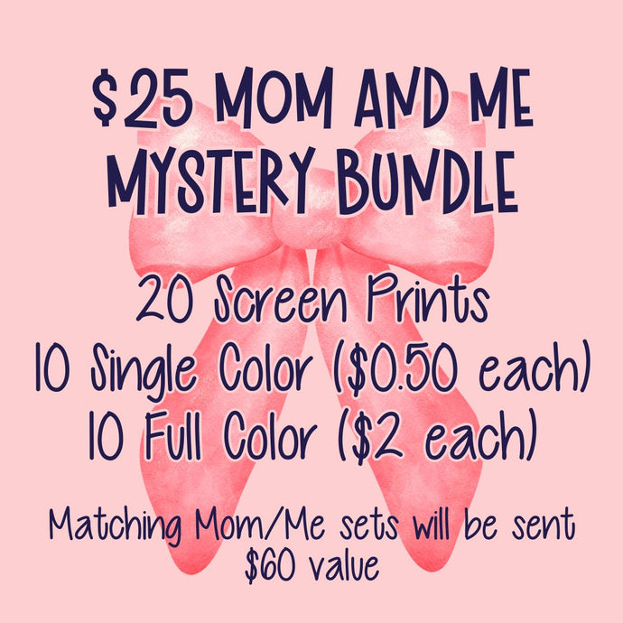 RTS Mom and Me Mystery Screen Print Transfer Bundle