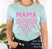 Load image into Gallery viewer, SHIPS 4/3 Screen Print Transfer | Mama Western Stitch in HOT PINK (325 Hot Peel)
