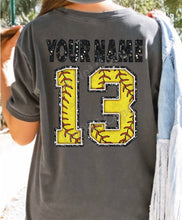 Load image into Gallery viewer, Custom Softball Jersey DTF Transfer (300 HOT PEEL) | Ships 3-7 Business Days
