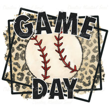 Load image into Gallery viewer, Leopard Baseball Game Day DTF Transfer (300 HOT PEEL) | Ships 3-7 Business Days
