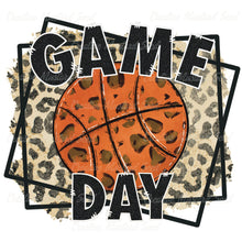 Load image into Gallery viewer, Leopard Basketball Game Day DTF Transfer (300 HOT PEEL) | Ships 3-7 Business Days

