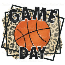 Load image into Gallery viewer, Leopard Basketball Game Day DTF Transfer (300 HOT PEEL) | Ships 3-7 Business Days
