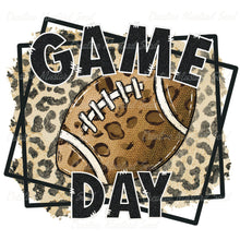 Load image into Gallery viewer, Leopard Football Game Day DTF Transfer (300 HOT PEEL) | Ships 3-7 Business Days
