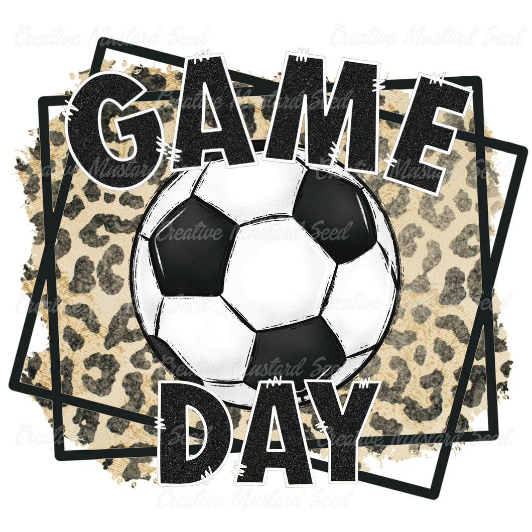 Leopard Game Day Soccer| Digital Download