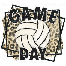 Load image into Gallery viewer, Leopard Volleyball Game Day DTF Transfer (300 HOT PEEL) | Ships 3-7 Business Days
