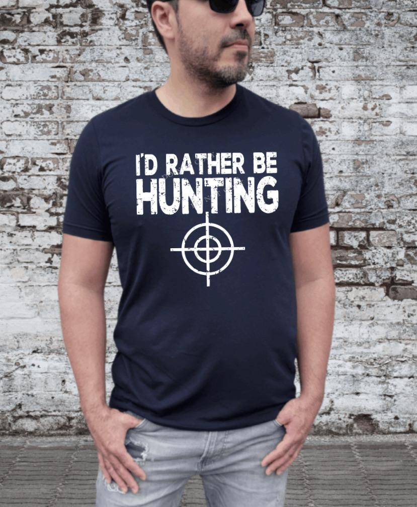 PO Screen Print Transfer | I'd Rather Be Hunting