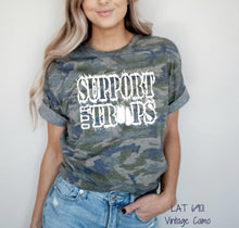 Load image into Gallery viewer, PO SHIP 9/15 Screen Print Transfer | Support Our Troops
