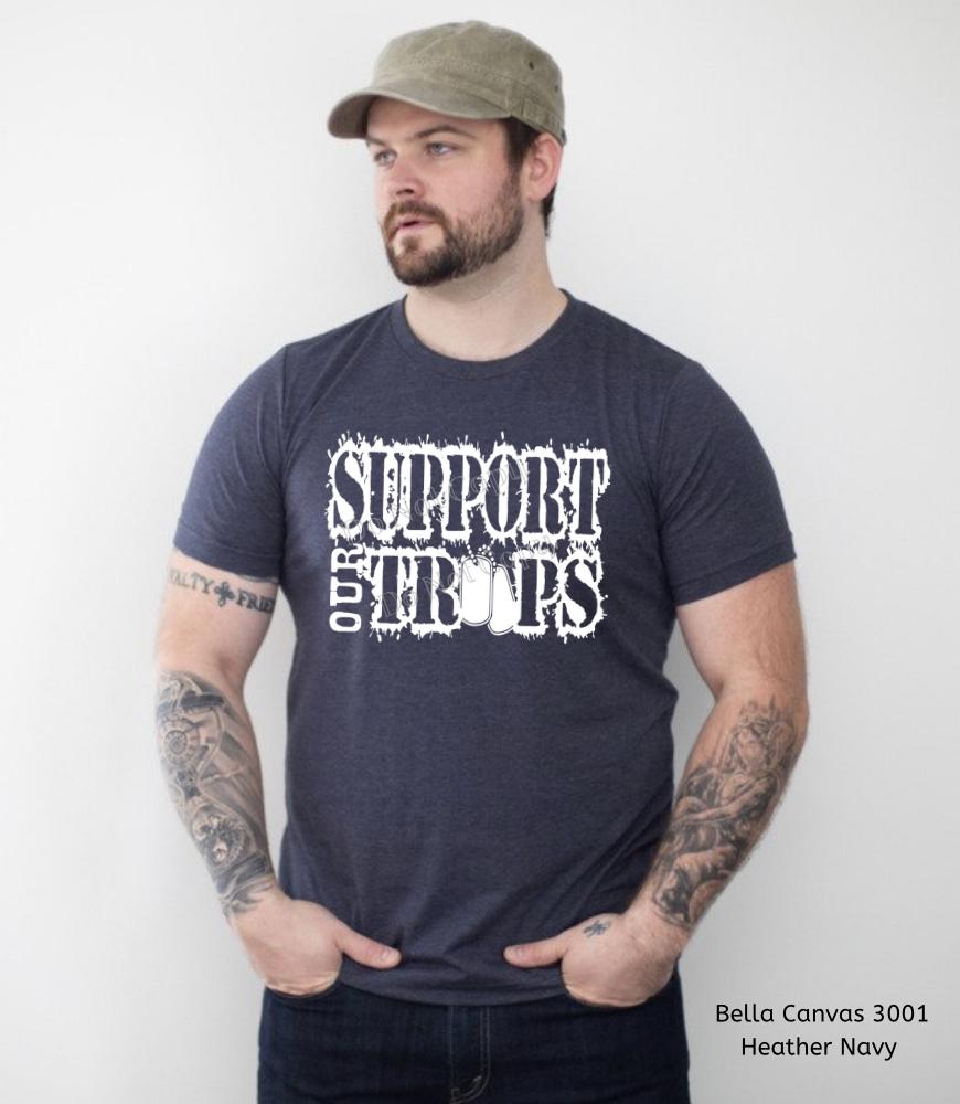 PO SHIP 9/15 Screen Print Transfer | Support Our Troops