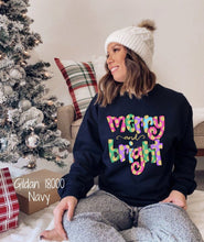 Load image into Gallery viewer, PO SHIPS 10/6 Screen Print Transfer | Merry and Bright (HIGH HEAT)
