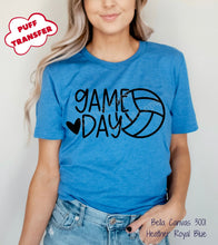 Load image into Gallery viewer, PO SHIPS 2/1 Screen Print Transfer | Game Day Volleyball PUFF
