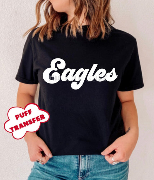 PO SHIPS 2/8 Screen Print Transfer | Eagles PUFF