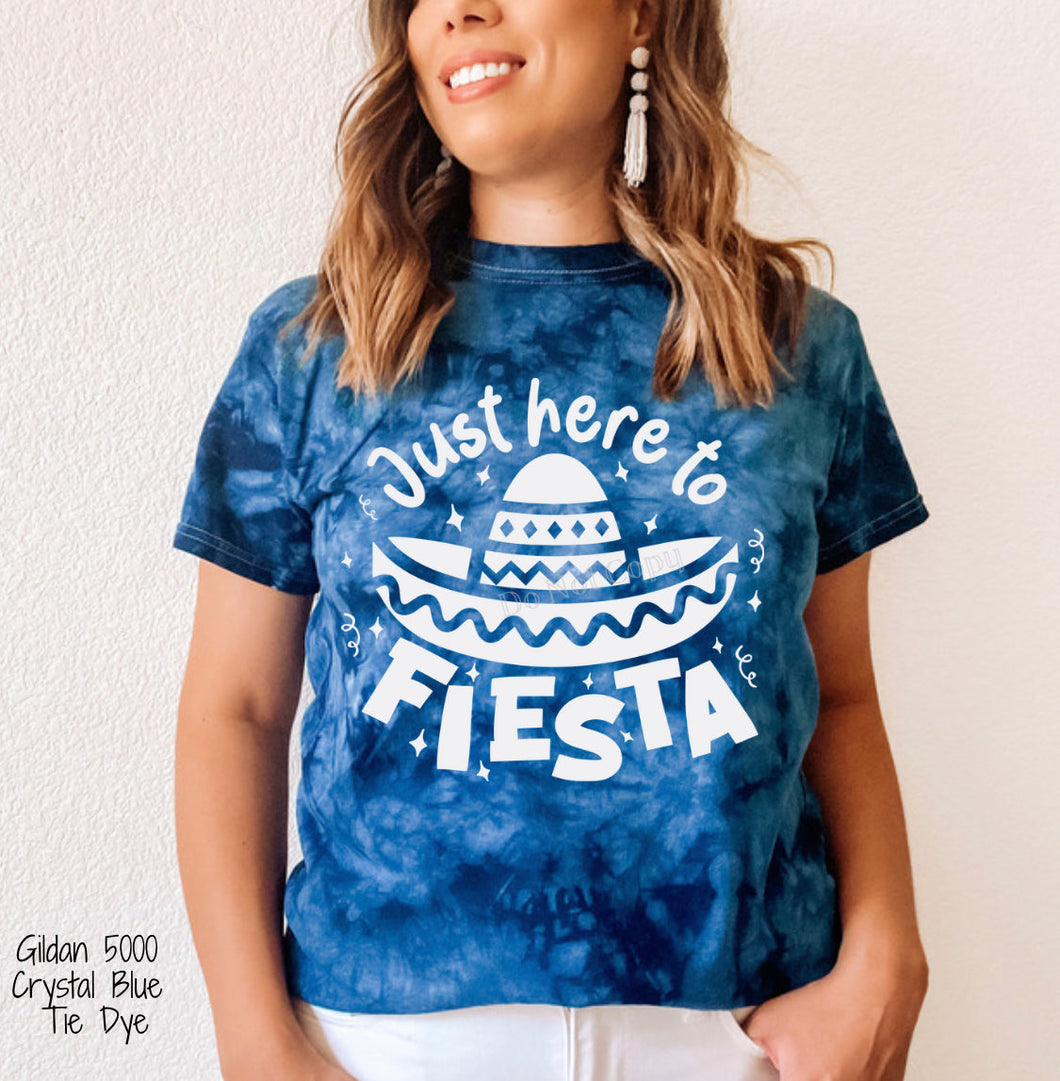 PO SHIPS 3/23 Screen Print Transfer | Just Here To Fiesta