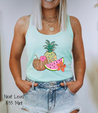Load image into Gallery viewer, PO SHIPS 4/20 Screen Print Transfer | Summer Pineapple Watermelon Coconut (HIGH HEAT)
