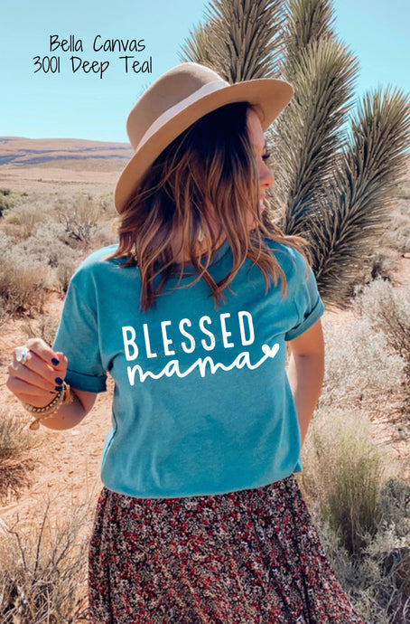 PO SHIPS 4/6 Screen Print Transfer | Blessed Mama