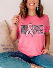 Load image into Gallery viewer, PO SHIPS 8/31 Screen Print Transfer | Hope Breast Cancer (HIGH HEAT)
