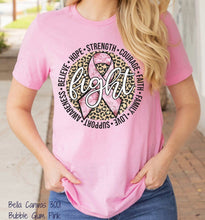 Load image into Gallery viewer, RESTOCK SHIPS 10/6 Screen Print Transfer | Leopard Breast Cancer Awareness (HIGH HEAT)
