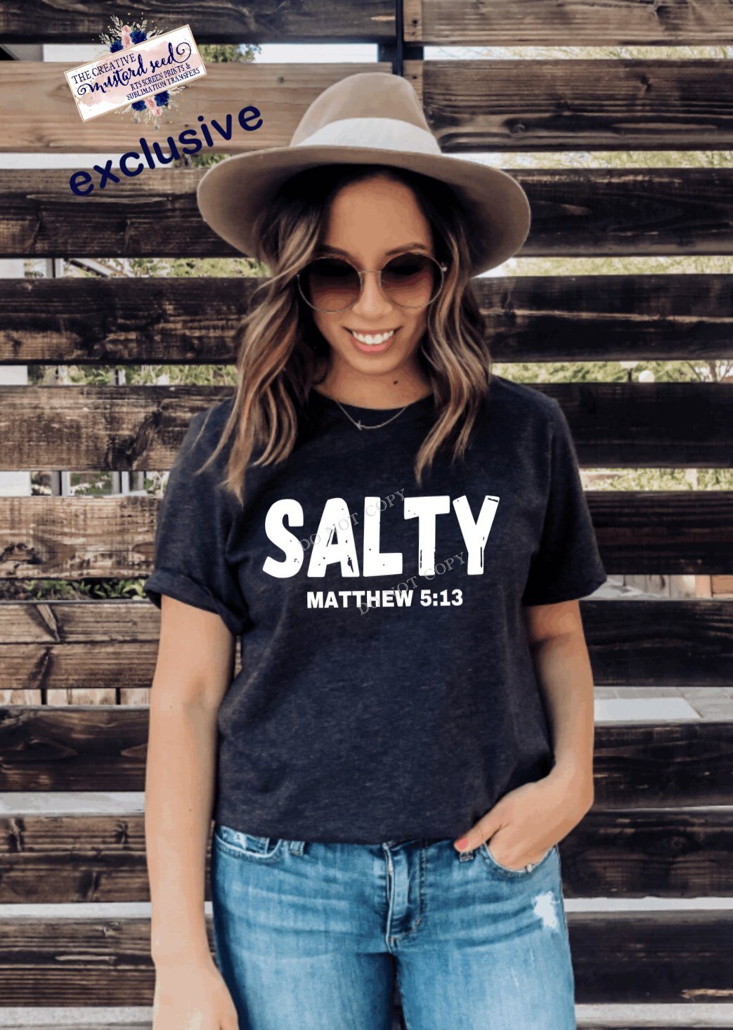 Restock Ships 7/16 Screen Print Transfer | Salty Matthew 5:13