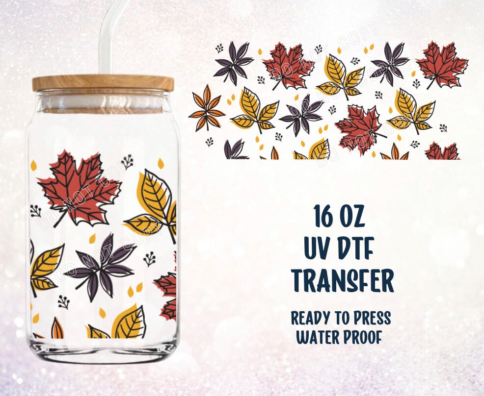 RTS Fall Leaves | UV DTF Wrap