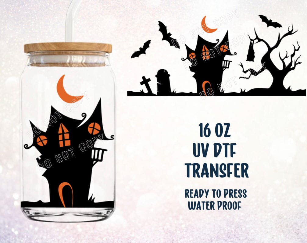 RTS Halloween Haunted House | UV DTF Wrap