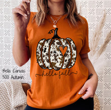 Load image into Gallery viewer, RTS Screen Print Transfer | Cowhide Pumpkin | Adult | Youth (HIGH HEAT)
