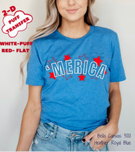 Load image into Gallery viewer, RTS Screen Print Transfer | Merica Stars Multidimensional PUFF
