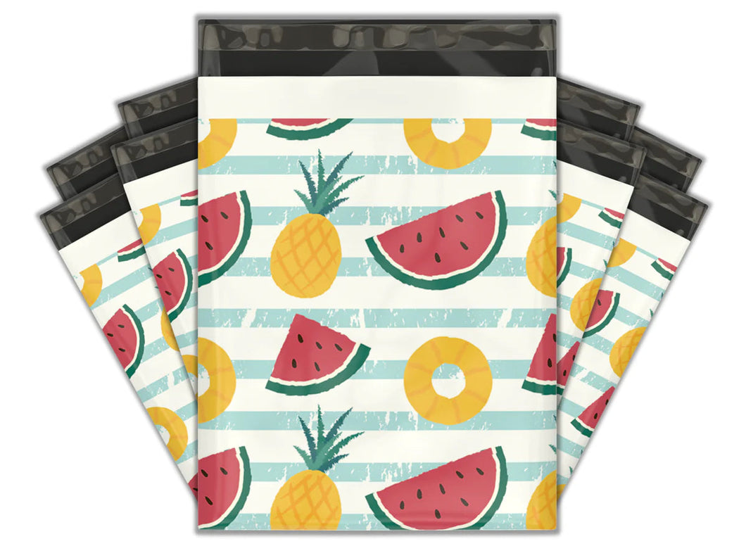 Watermelon and Pineapple Poly Mailer 10x13